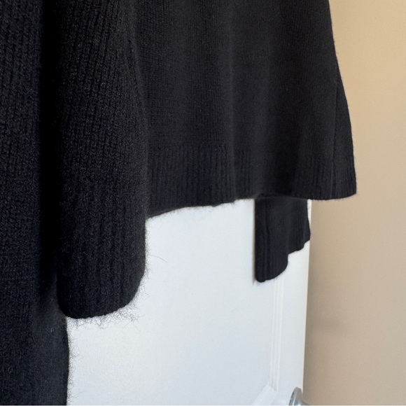 NWT!! QUINCE Women's Mongolian Cashmere Structured Cardigan Sweater Black Large - Picture 8 of 14